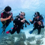 divers scuba diving in cyprus